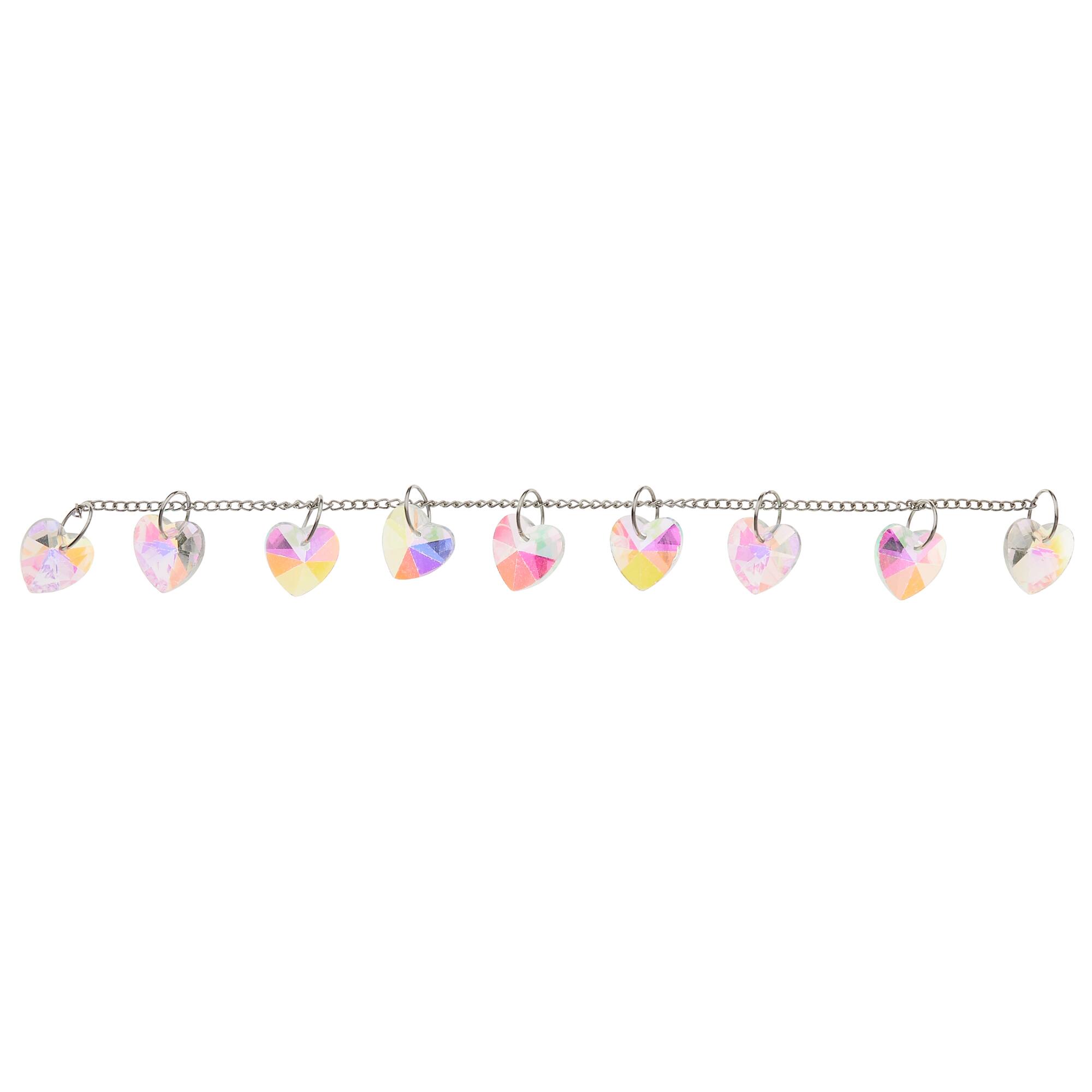 Faceted Glass Heart Beads, 10mm by Bead Landing™